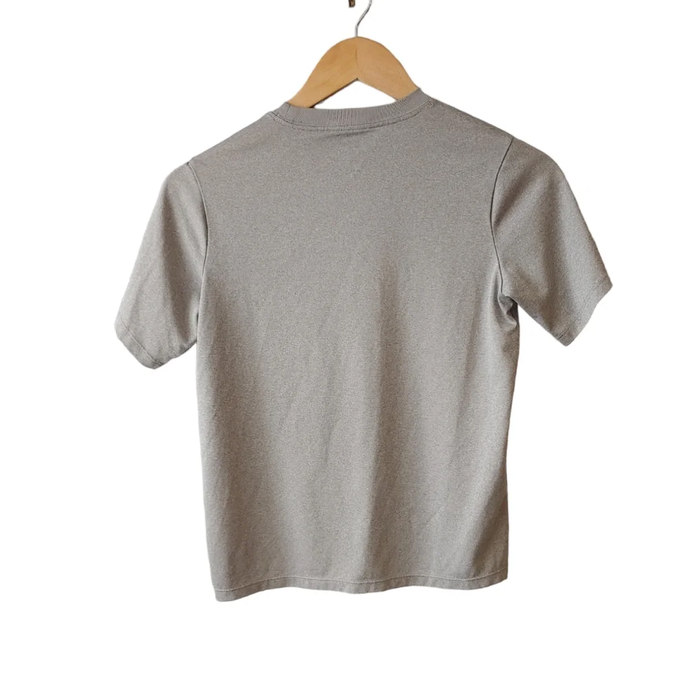 Nike Grey and Black Short Sleeve Dri Fit T-shirt Size Medium
